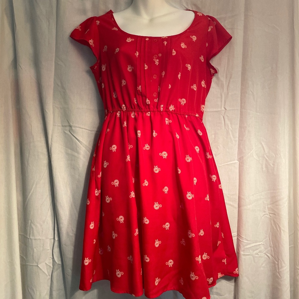 Target Xhilaration Red Dress Size Large